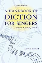 A Handbook of Diction for Singers book cover